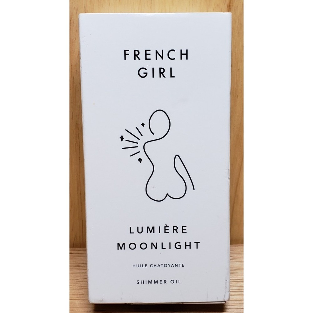 French Girl Lumière Moonlight Shimmer Oil -‎ Organic Vegan Body Oil 2oz